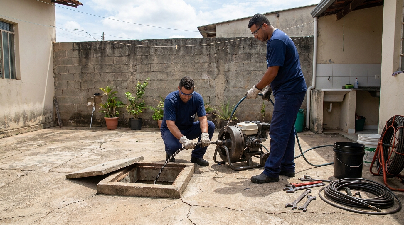 Sucção de Resíduos no Centro, Vitória‑ES